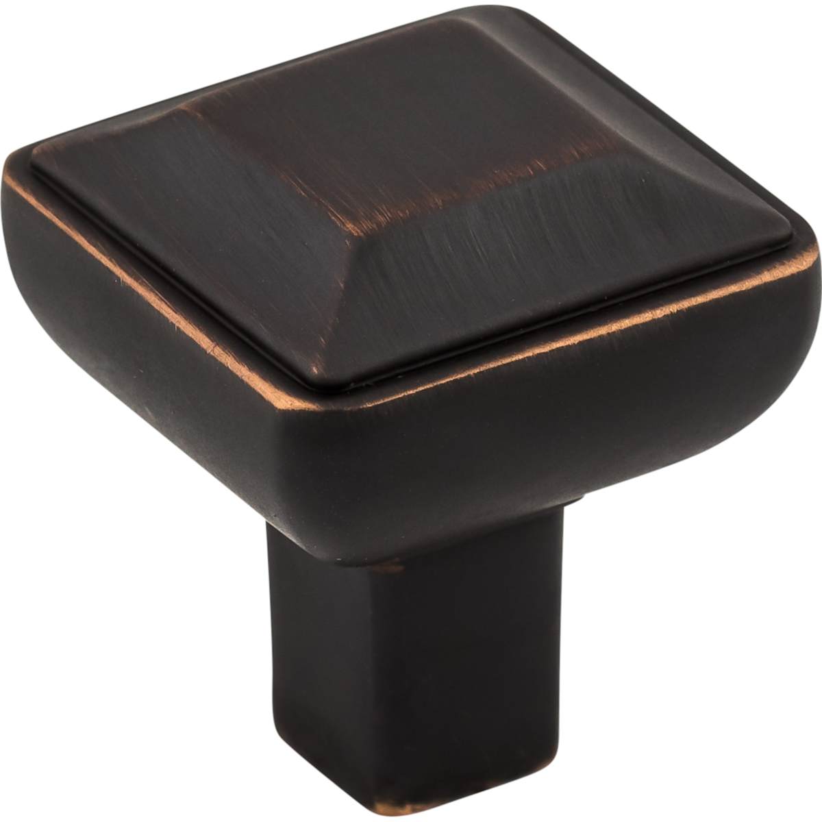 Top Knobs - TK670PC - Podium 1 Inch Square Cabinet Knob from the Transcend Collection in Polished Chrome
