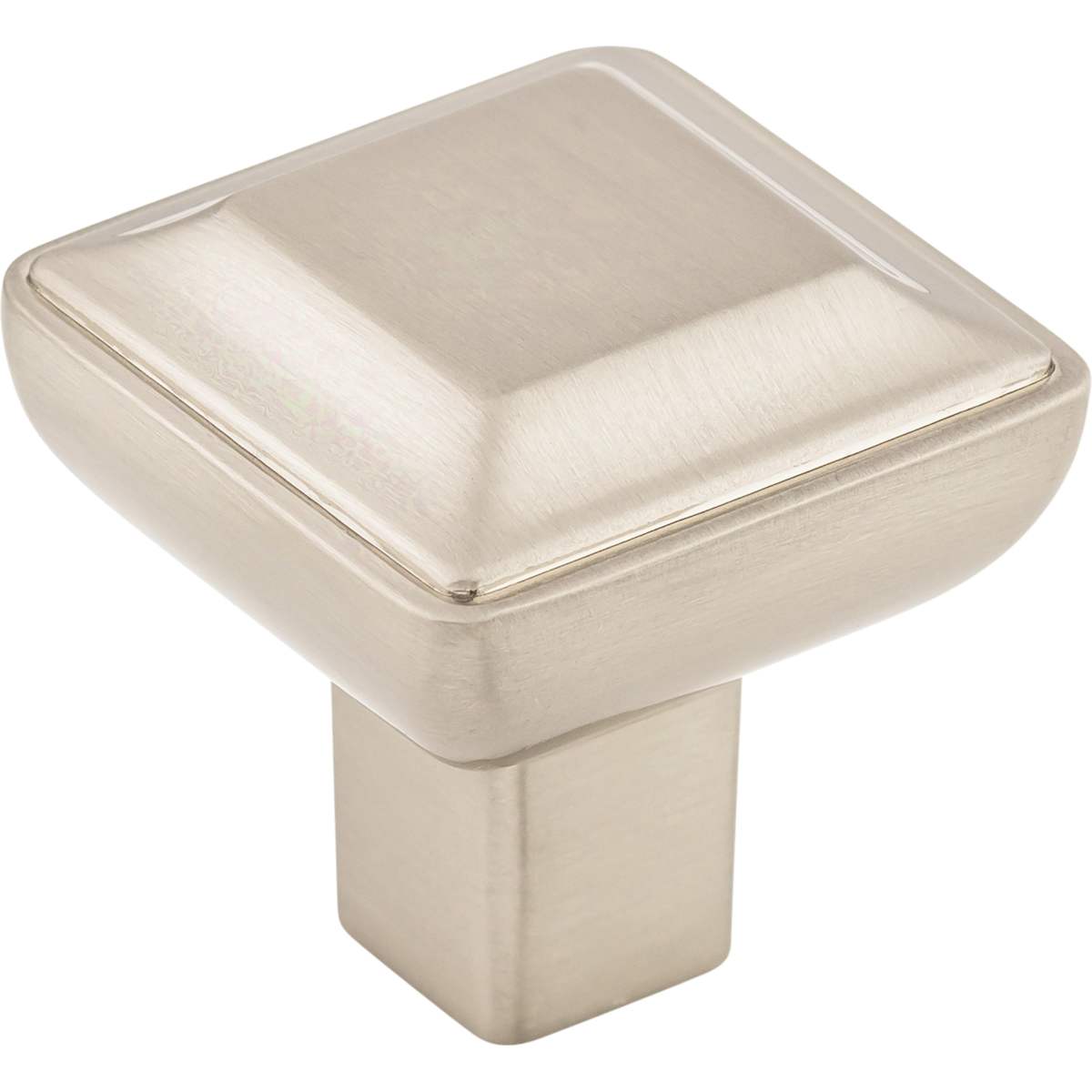 Top Knobs - TK671SAB - Podium 1-1/8 Inch Square Cabinet Knob from the Transcend Collection in Sable