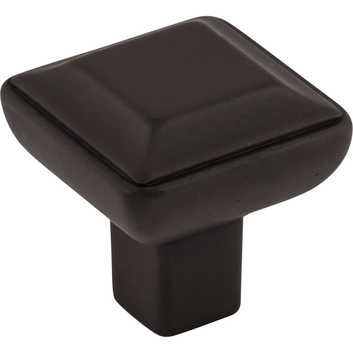 Top Knobs - TK671SAB - Podium 1-1/8 Inch Square Cabinet Knob from the Transcend Collection in Sable