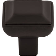Top Knobs - TK671SAB - Podium 1-1/8 Inch Square Cabinet Knob from the Transcend Collection in Sable