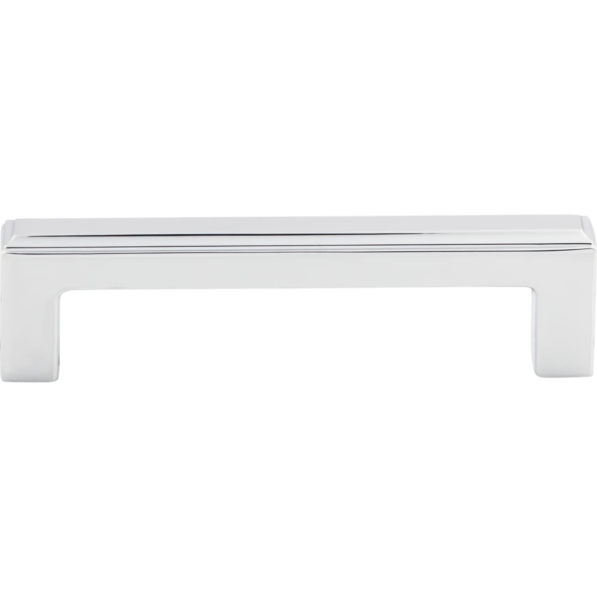 Top Knobs - TK672PC - Podium 3-3/4 Inch Center to Center Handle Cabinet Pull from the Transcend Series in Polished Chrome