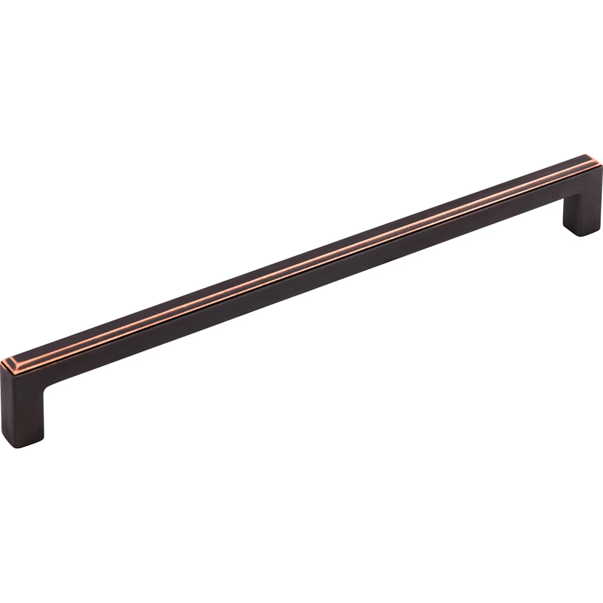 Top Knobs - TK675UM - Podium 9 Inch Center to Center Handle Cabinet Pull from the Transcend Series in Umbrio