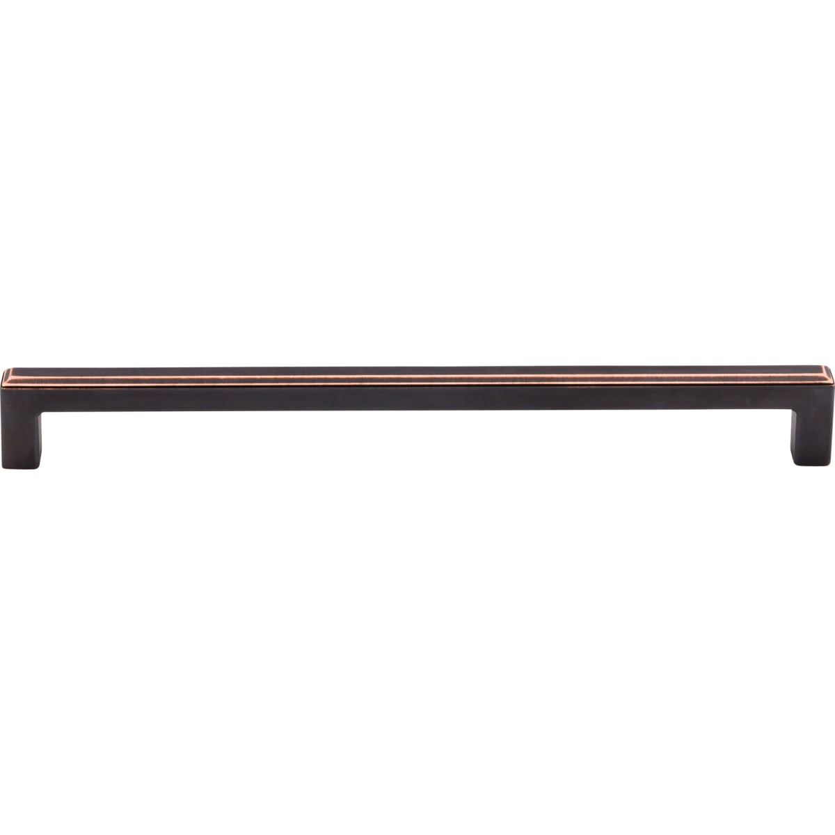 Top Knobs - TK675UM - Podium 9 Inch Center to Center Handle Cabinet Pull from the Transcend Series in Umbrio