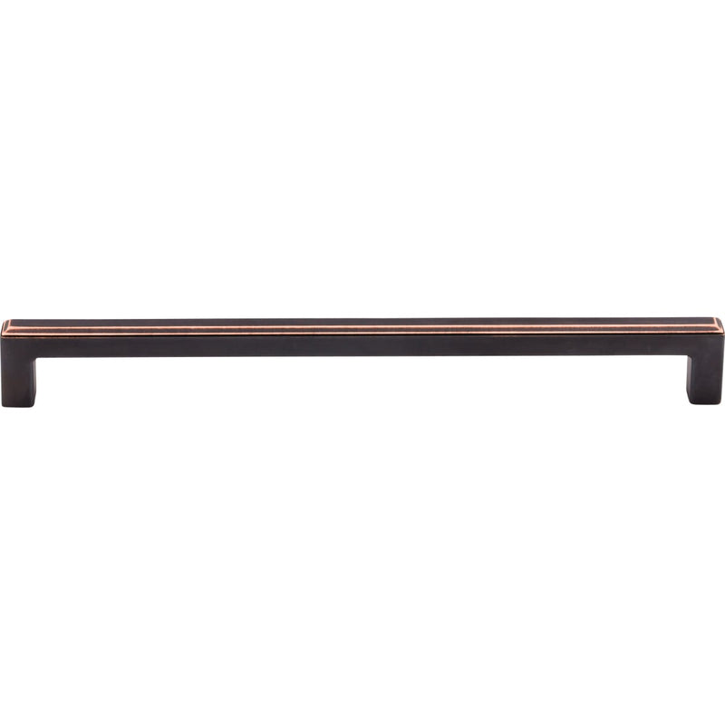 Top Knobs - TK675UM - Podium 9 Inch Center to Center Handle Cabinet Pull from the Transcend Series in Umbrio