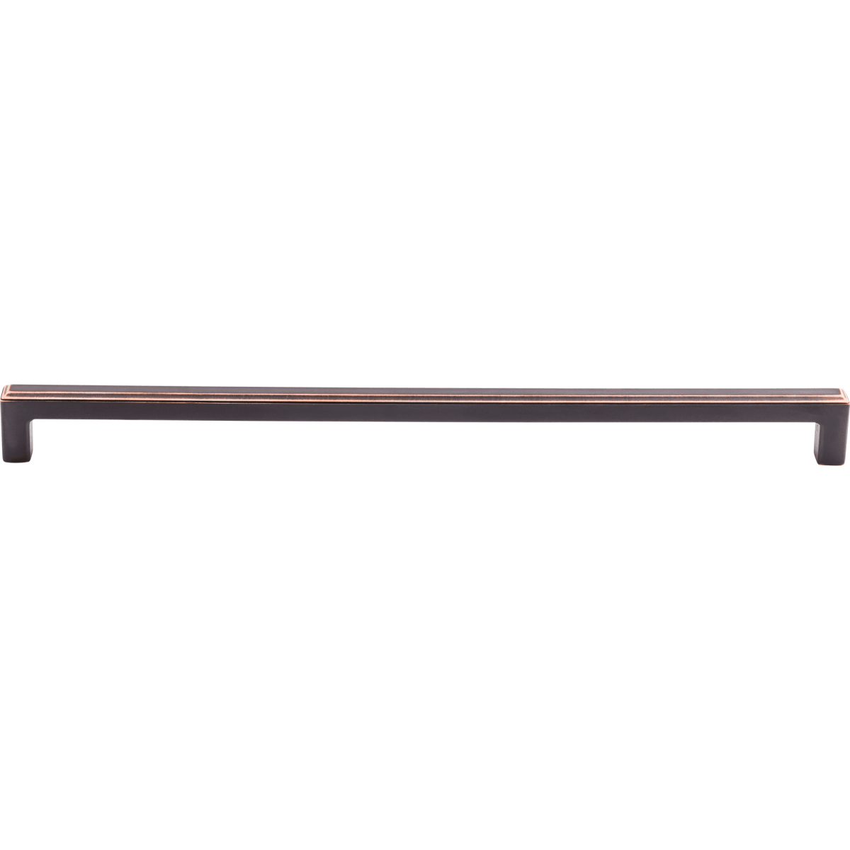 Top Knobs - TK676UM - Podium 12 Inch Center to Center Handle Cabinet Pull from the Transcend Series in Umbrio