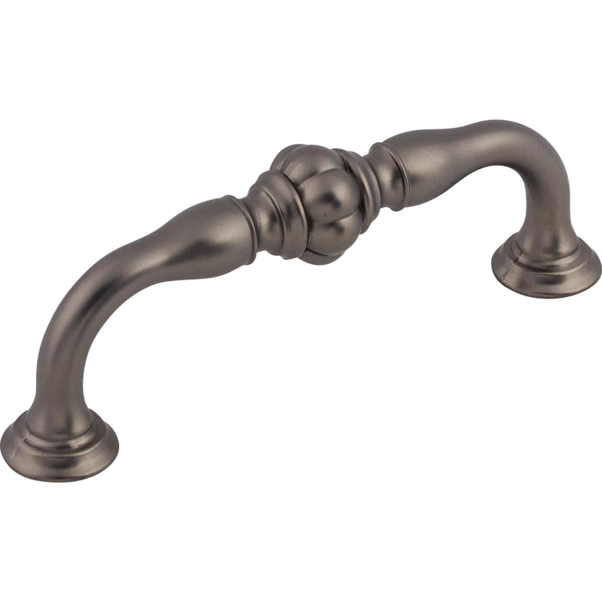 Top Knobs - TK692AG - Devon 3-3/4 Inch Center to Center Handle Cabinet Pull in Ash Gray