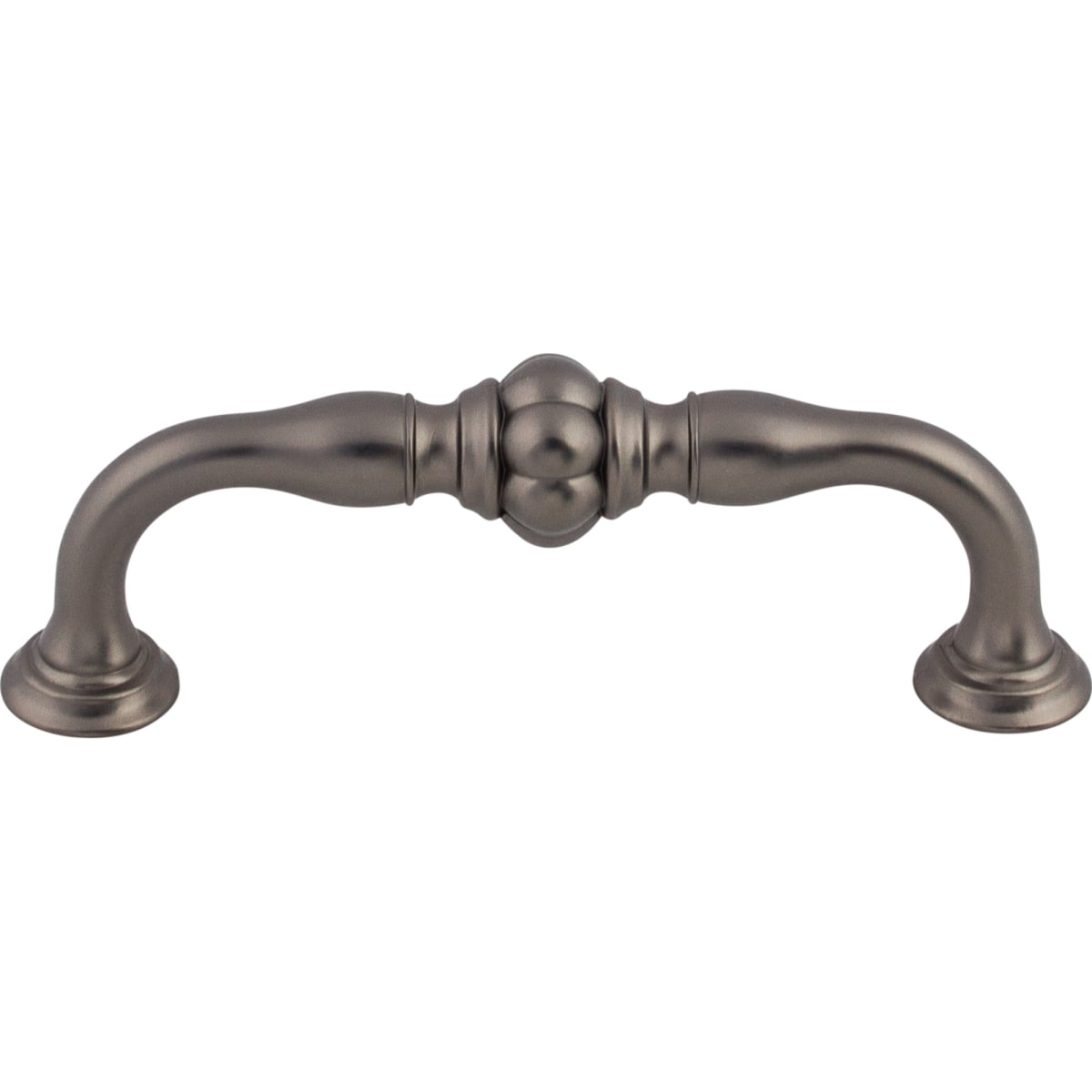 Top Knobs - TK692AG - Devon 3-3/4 Inch Center to Center Handle Cabinet Pull in Ash Gray
