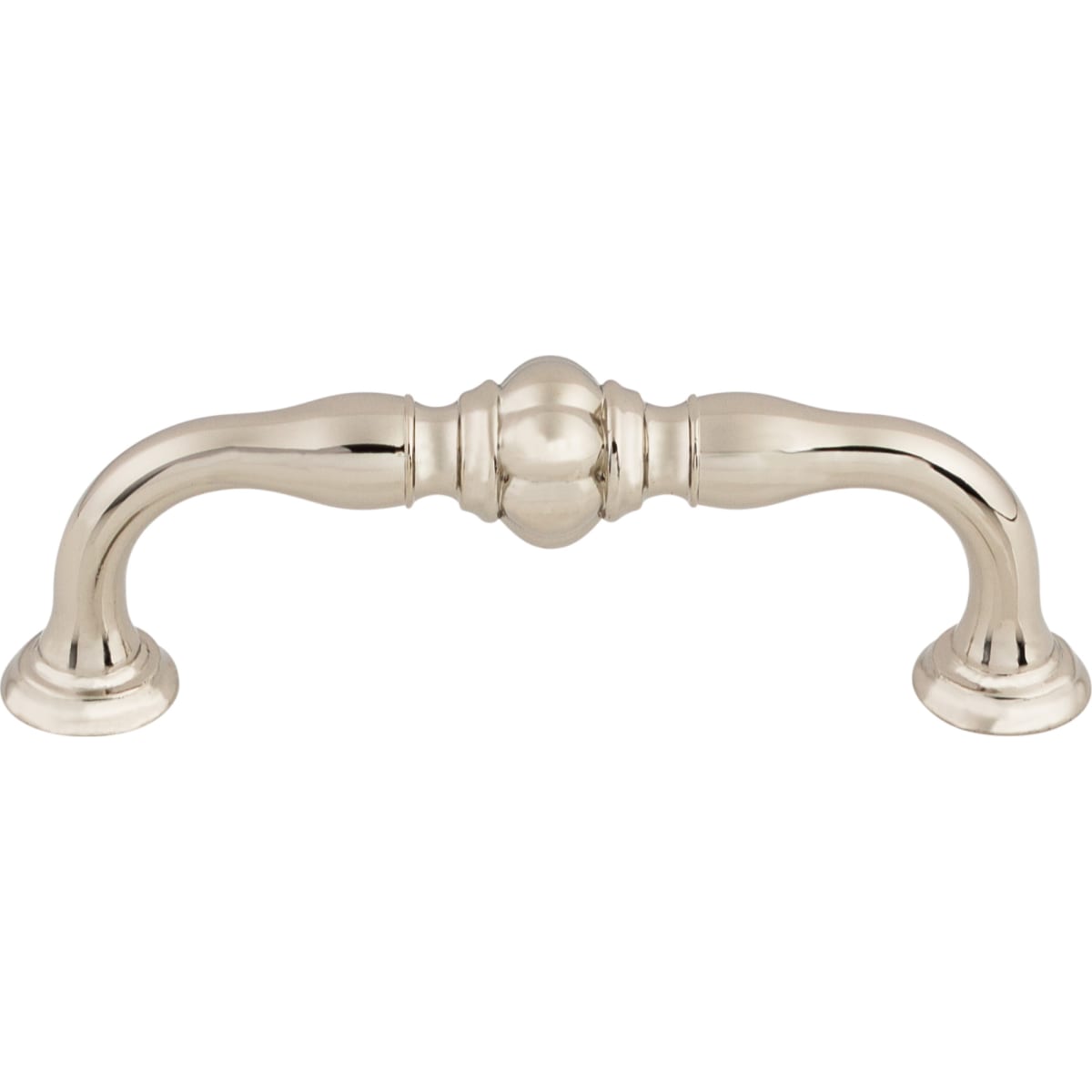 Top Knobs - TK692PN - Devon 3-3/4 Inch Center to Center Handle Cabinet Pull in Polished Nickel