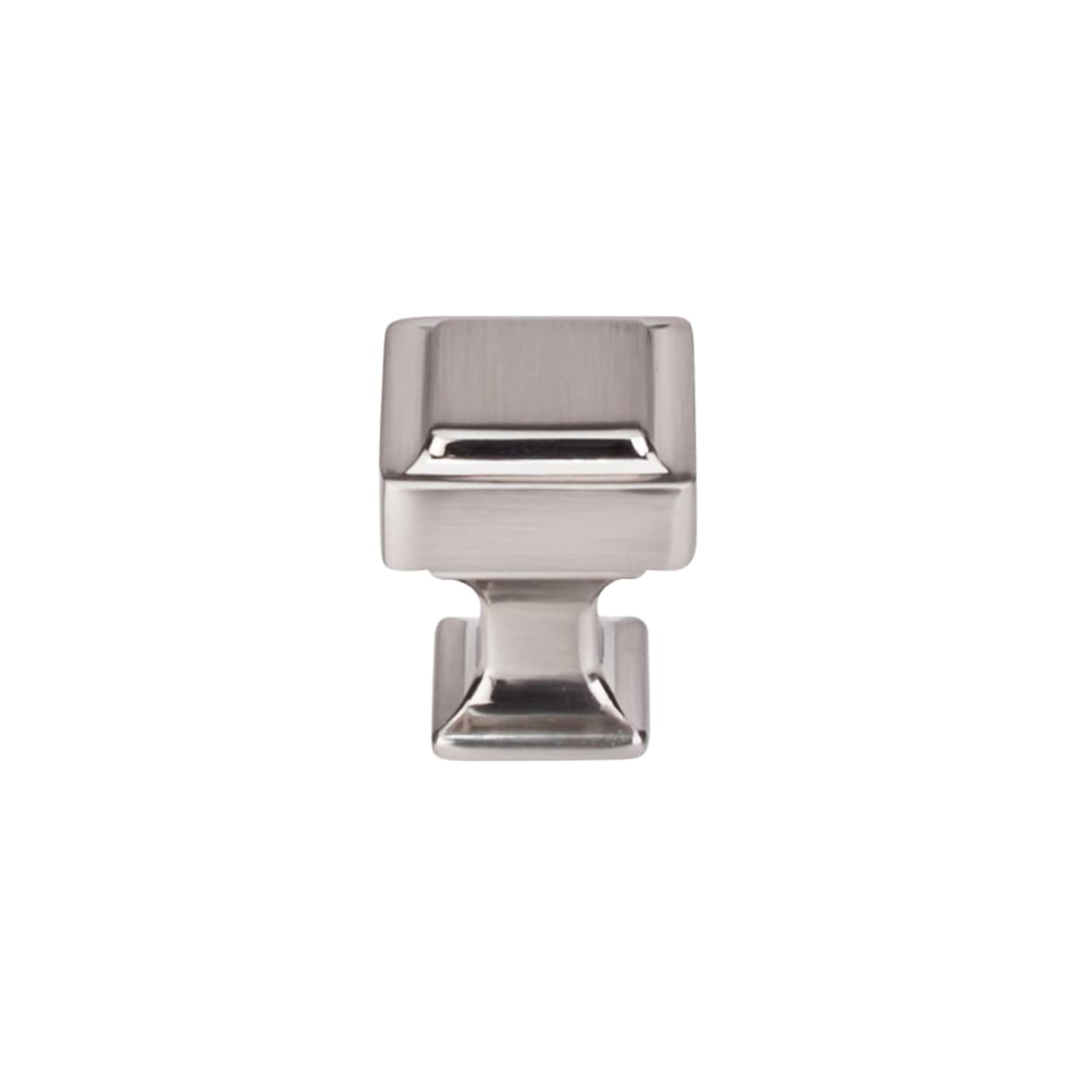 Ascendra 1 Inch Square Cabinet Knob from the Transcend Collection - 25 Pack