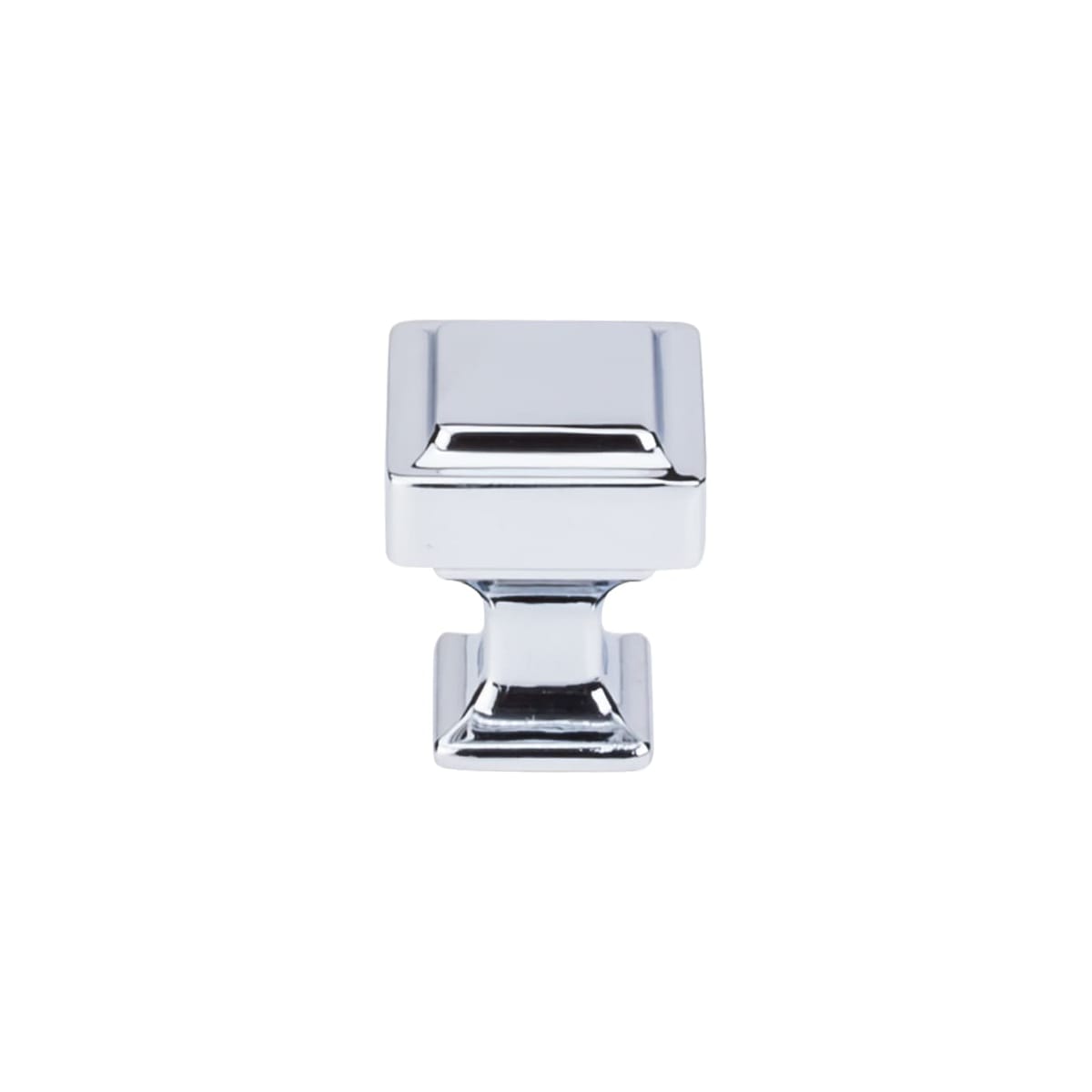 Ascendra 1 Inch Square Cabinet Knob from the Transcend Collection - 25 Pack
