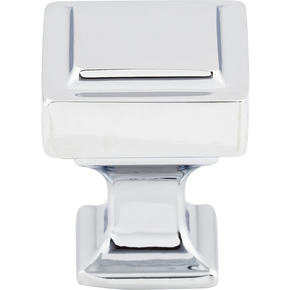 Top Knobs - TK700PC - Transcend 1 Inch Square Cabinet Knob in Polished Chrome