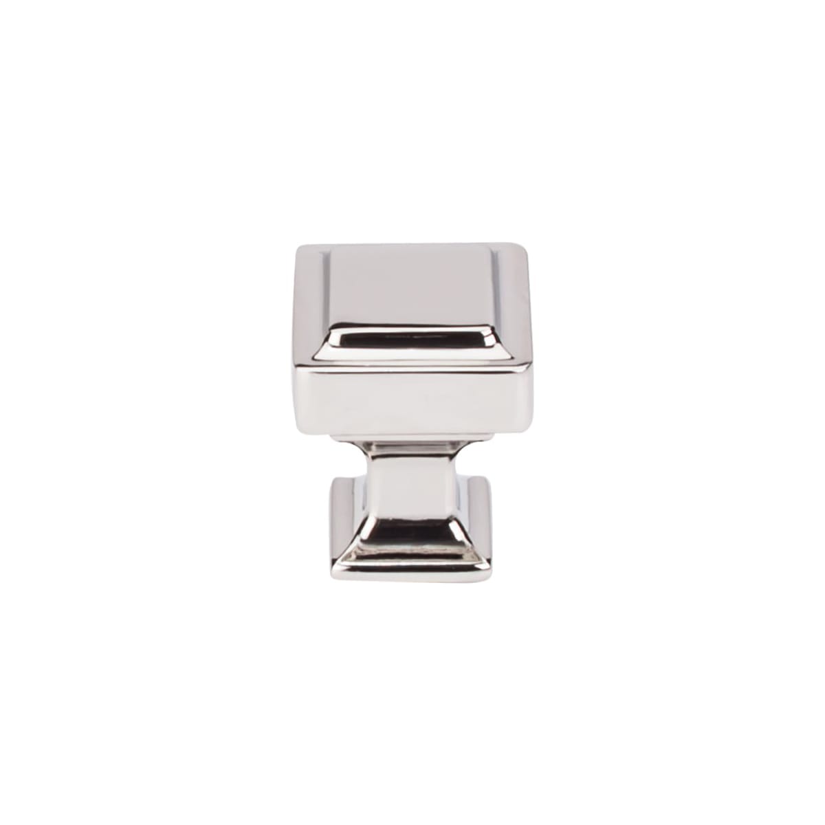 Top Knobs - TK700PN-25PACK - Ascendra 1 Inch Square Cabinet Knob from the Transcend Collection - 25 Pack in Polished Nickel