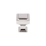 Top Knobs - TK700PN-25PACK - Ascendra 1 Inch Square Cabinet Knob from the Transcend Collection - 25 Pack in Polished Nickel