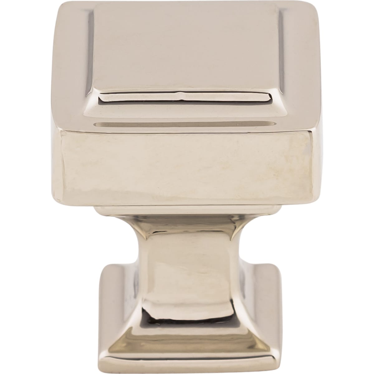 Top Knobs - TK700PN - Transcend 1 Inch Square Cabinet Knob in Polished Nickel