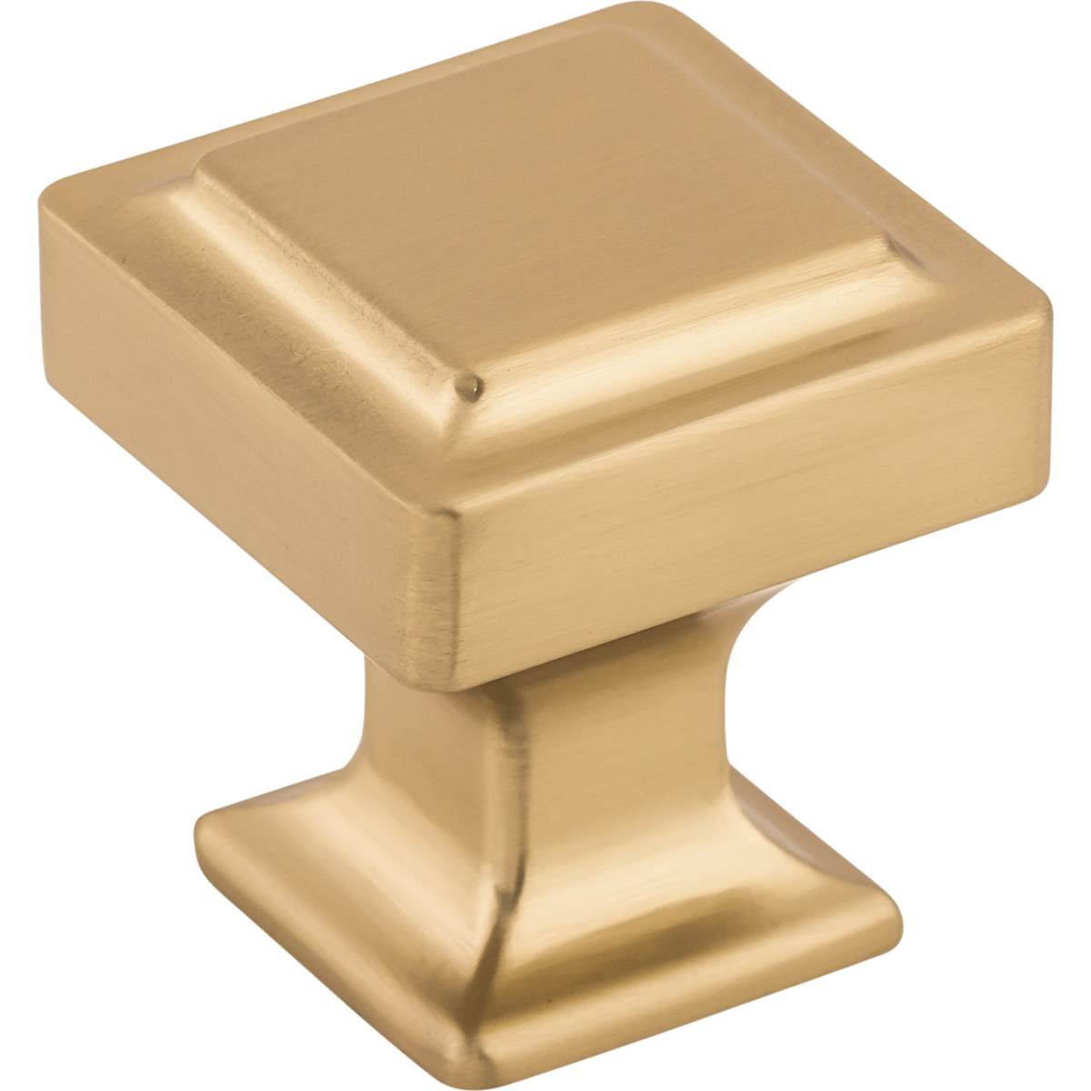 Top Knobs - TK701HB - Transcend 1-1/8 Inch Square Cabinet Knob in Honey Bronze