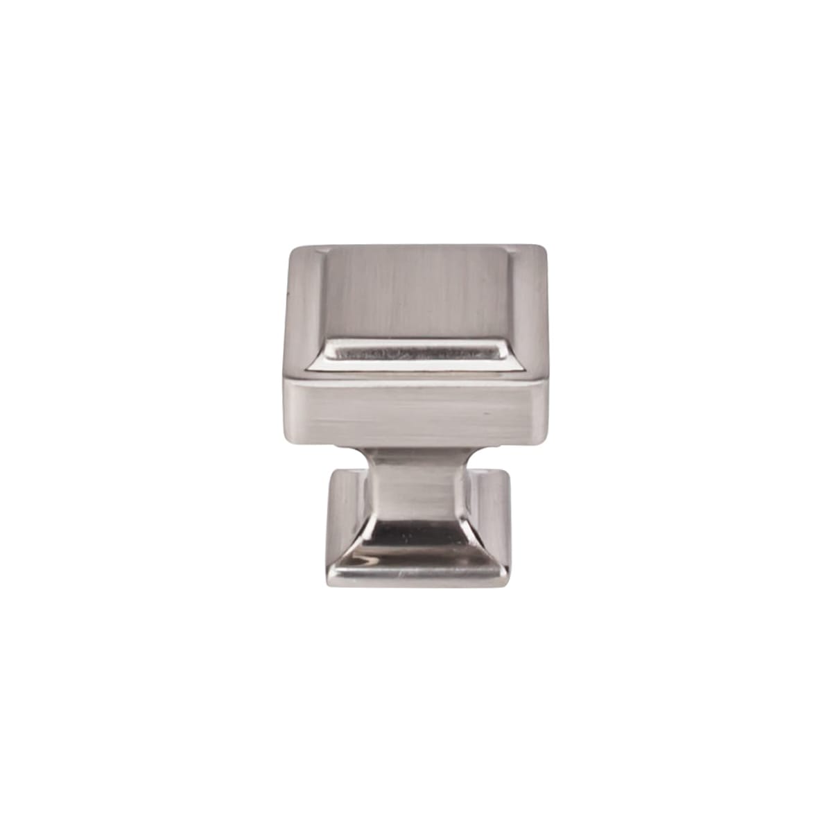 Ascendra 1-1/8 Inch Square Cabinet Knob from the Transcend Collection - 10 Pack