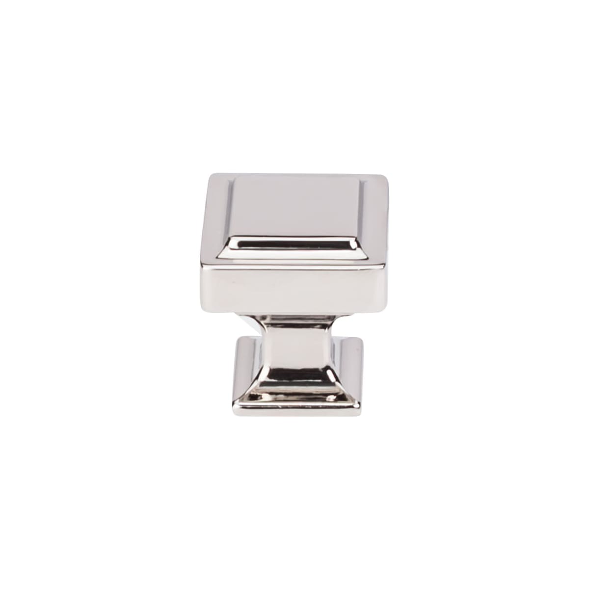 Ascendra 1-1/8 Inch Square Cabinet Knob from the Transcend Collection - 10 Pack