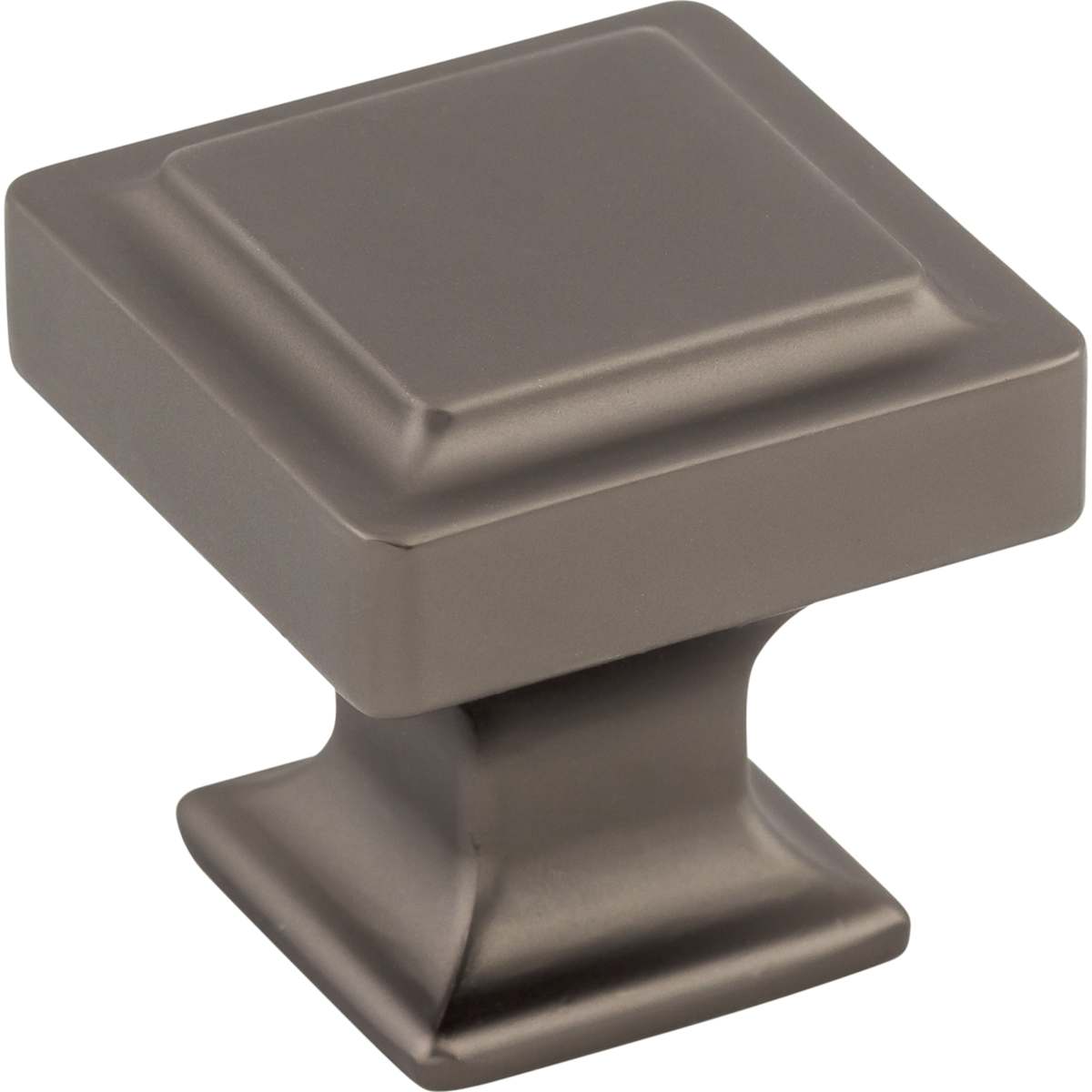 Top Knobs - TK702UM - Ascendra 1-1/4 Inch Square Cabinet Knob from the Transcend Collection in Umbrio