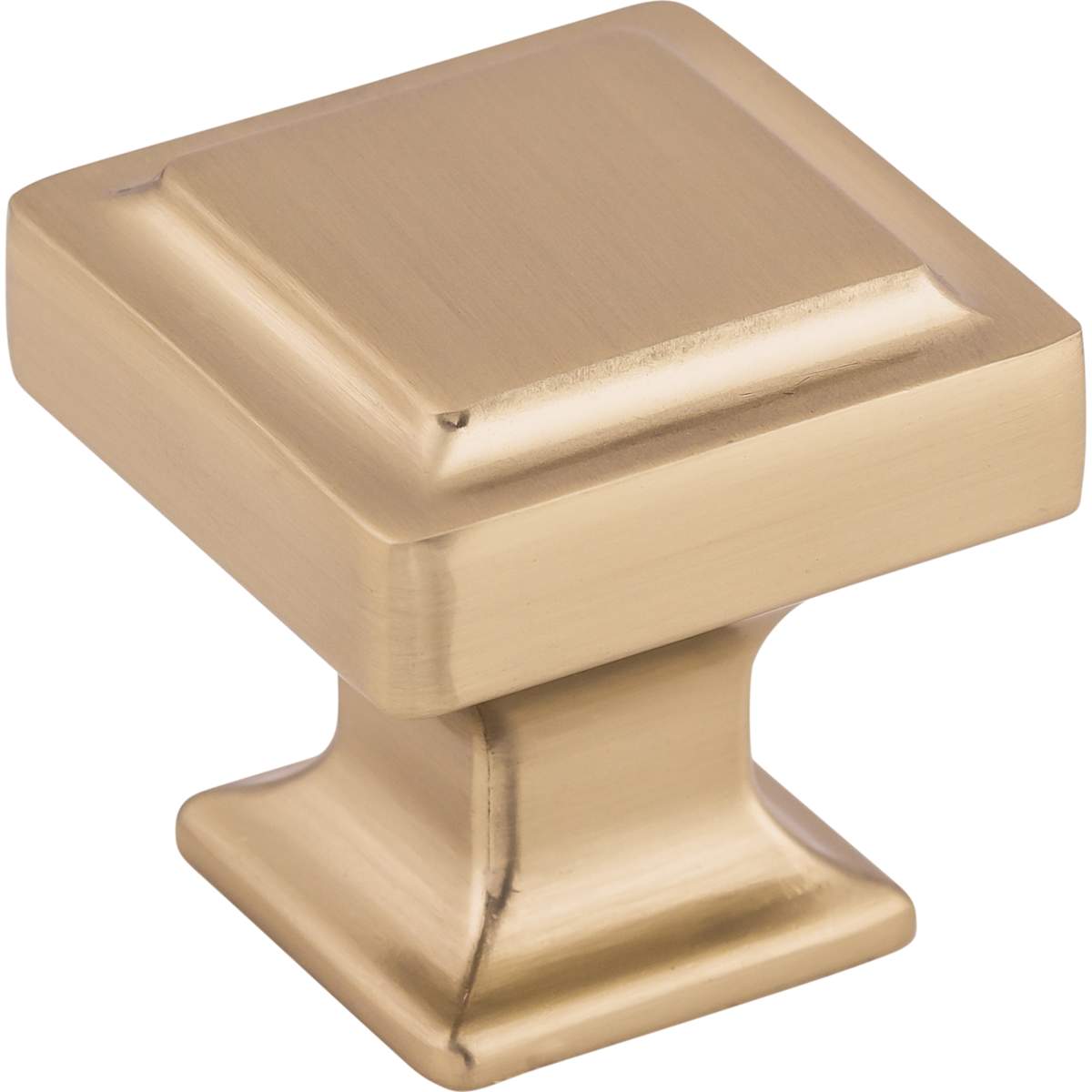 Top Knobs - TK702UM - Ascendra 1-1/4 Inch Square Cabinet Knob from the Transcend Collection in Umbrio