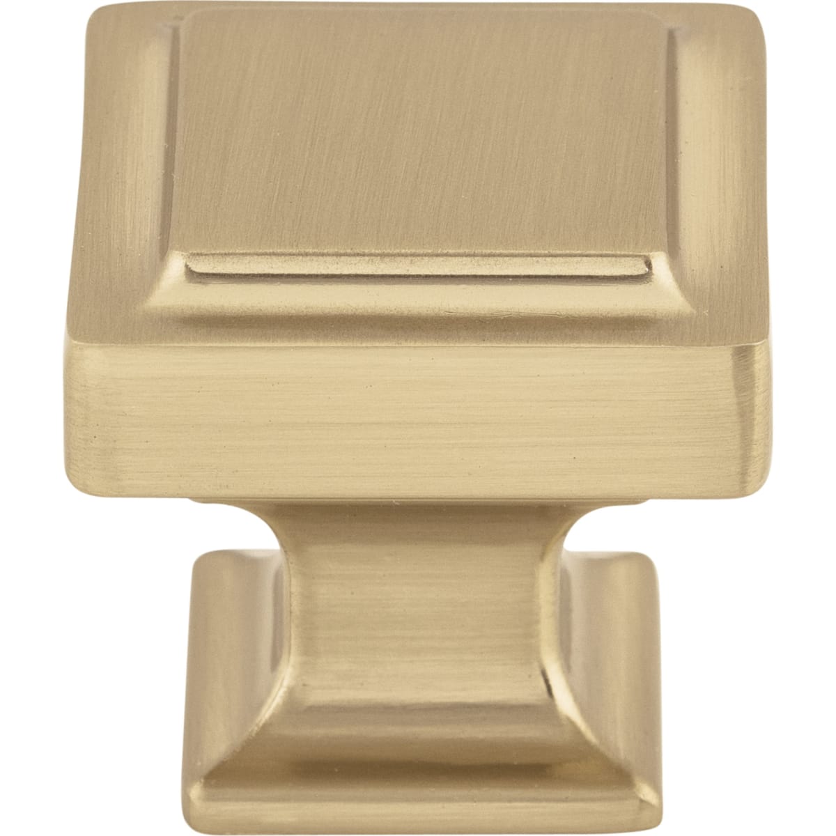 Top Knobs - TK702HB - Ascendra 1-1/4 Inch Square Cabinet Knob from the Transcend Collection in Honey Bronze