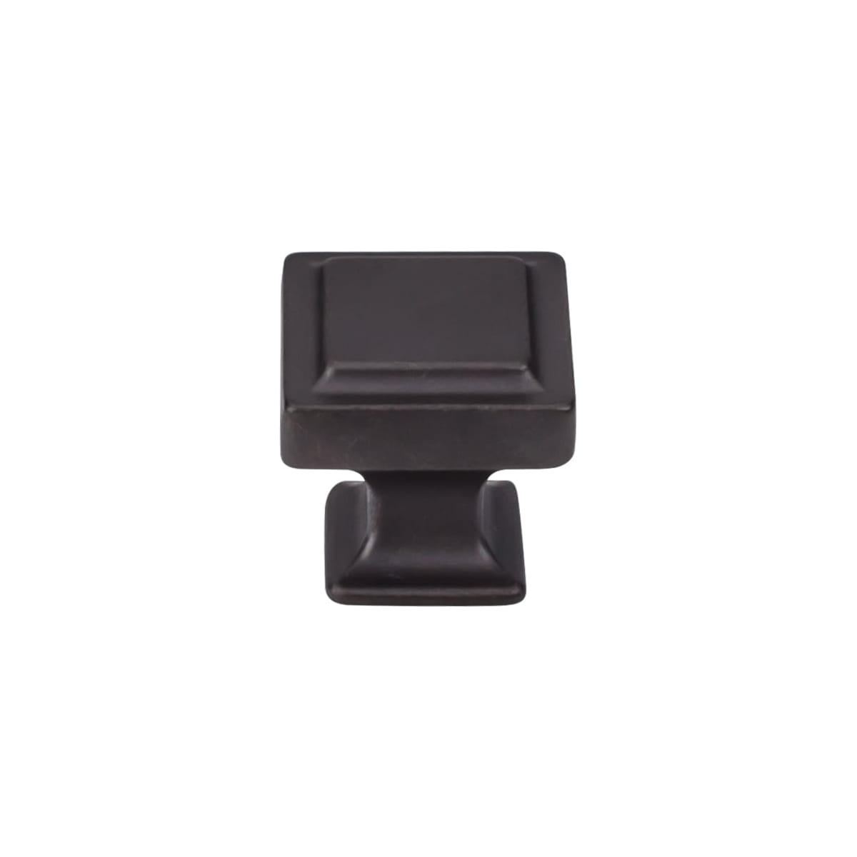 Top Knobs - TK702SAB-10PACK - Ascendra 1-1/4 Inch Square Cabinet Knob from the Transcend Collection - 10 Pack in Sable