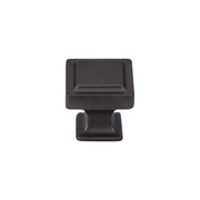 Top Knobs - TK702SAB-10PACK - Ascendra 1-1/4 Inch Square Cabinet Knob from the Transcend Collection - 10 Pack in Sable