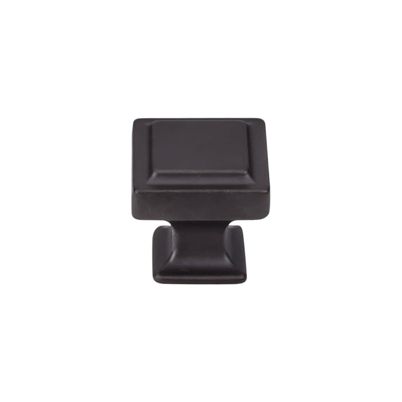 Top Knobs - TK702SAB-10PACK - Ascendra 1-1/4 Inch Square Cabinet Knob from the Transcend Collection - 10 Pack in Sable