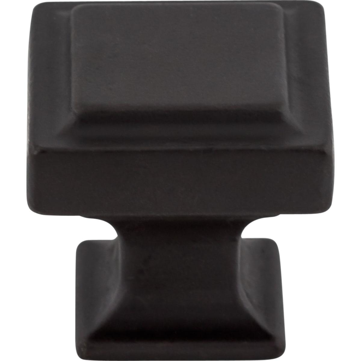 Top Knobs - TK702SAB - Ascendra 1-1/4 Inch Square Cabinet Knob from the Transcend Collection in Sable