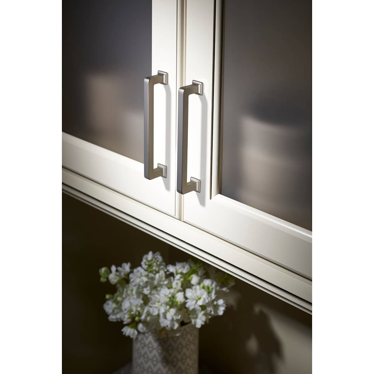 Top Knobs - TK708BLK - Ascendra 12 Inch Center to Center Handle Cabinet Pull from the Transcend Series in Flat Black