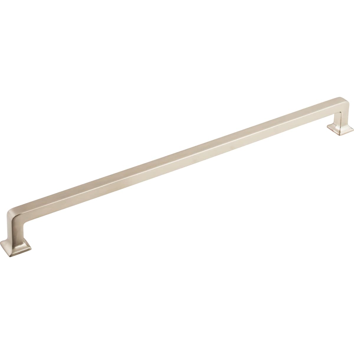 Top Knobs - TK708BLK - Ascendra 12 Inch Center to Center Handle Cabinet Pull from the Transcend Series in Flat Black