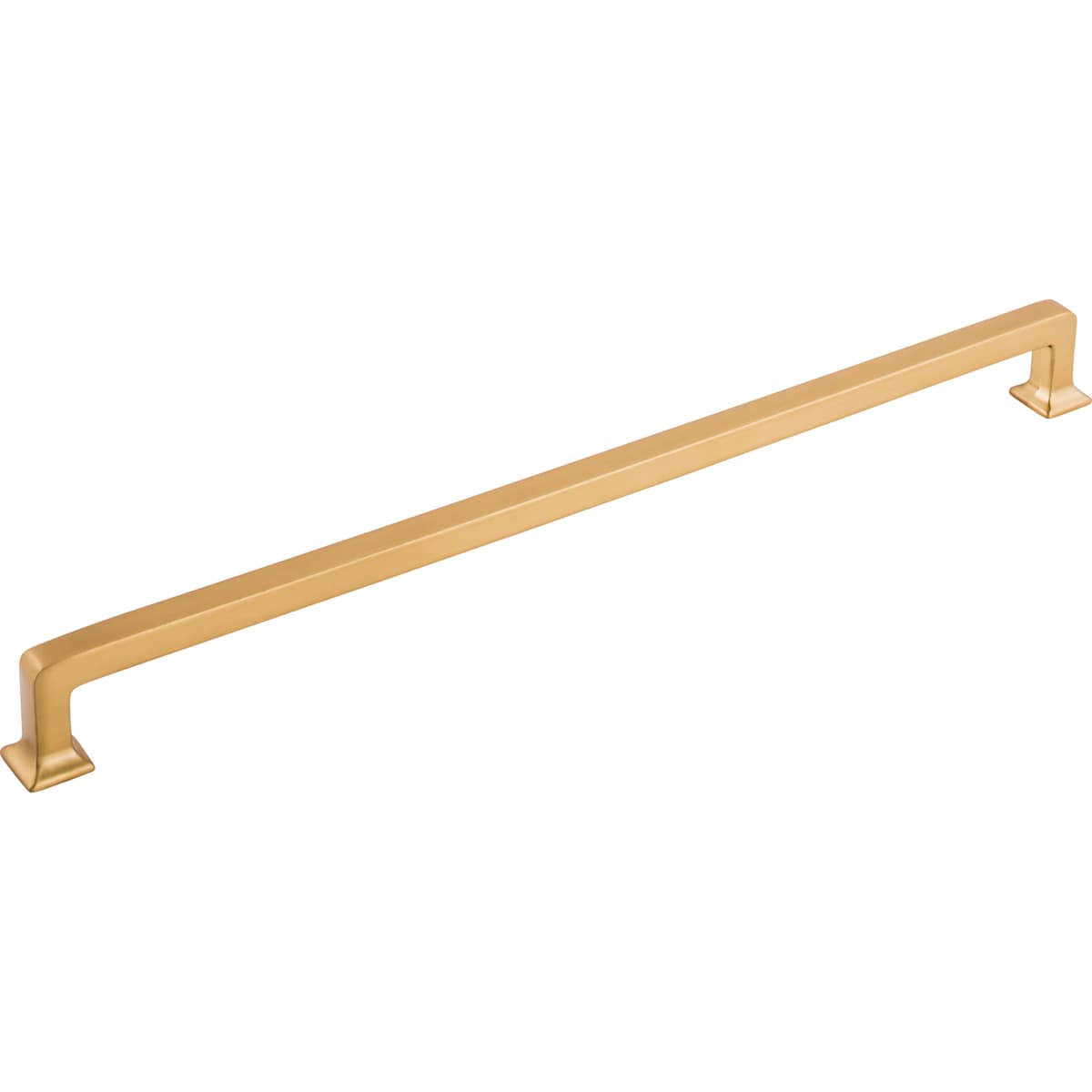 Top Knobs - TK708BLK - Ascendra 12 Inch Center to Center Handle Cabinet Pull from the Transcend Series in Flat Black