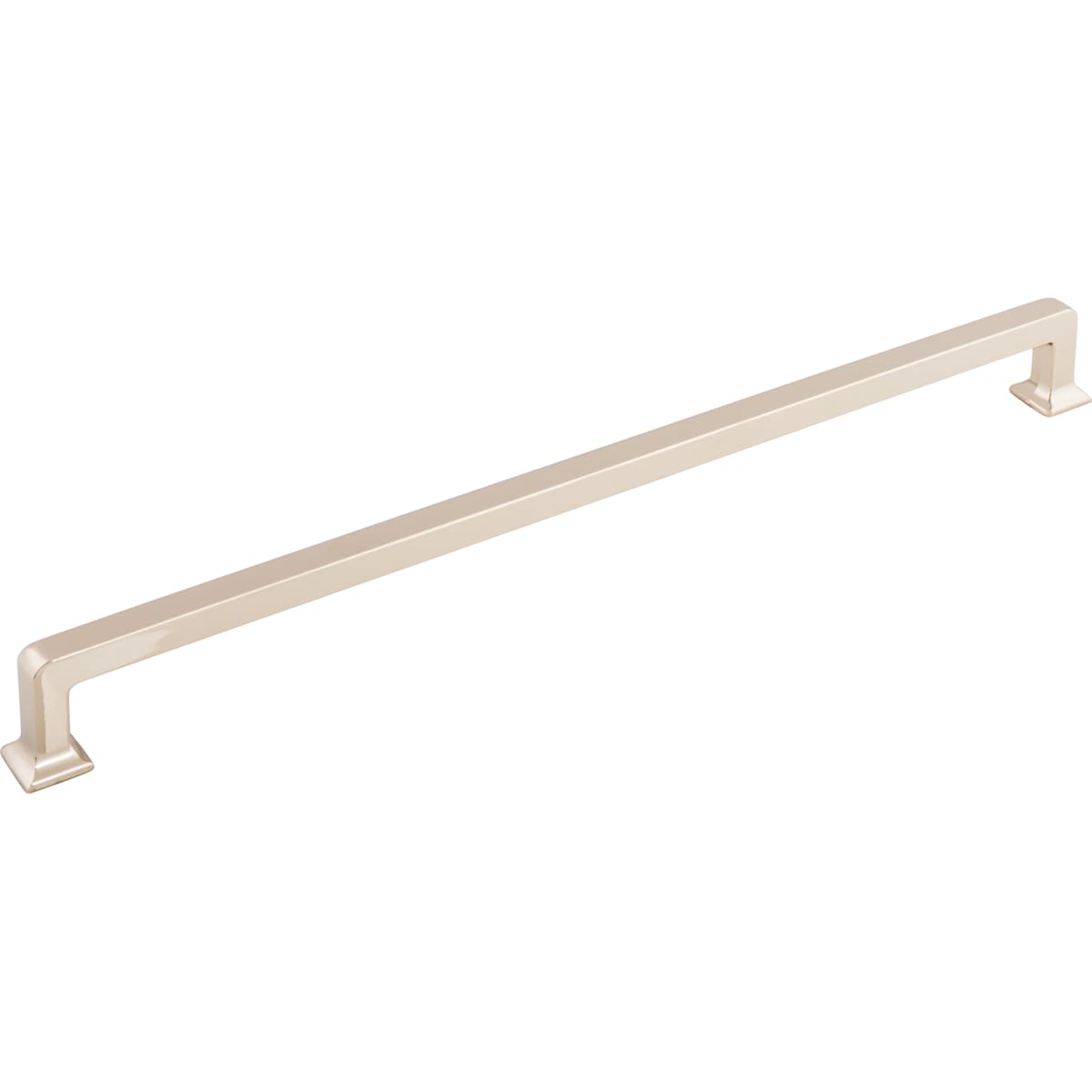 Top Knobs - TK708BLK - Ascendra 12 Inch Center to Center Handle Cabinet Pull from the Transcend Series in Flat Black