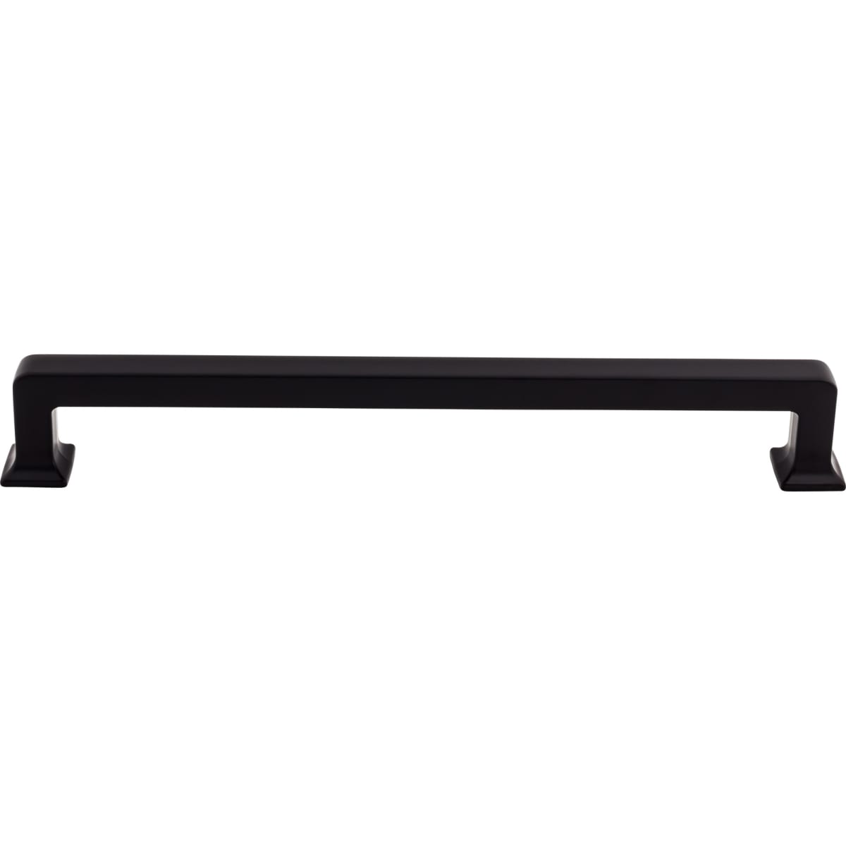 Top Knobs - TK710BLK - Transcend 18 Inch Center to Center Handle Appliance Pull in Flat Black
