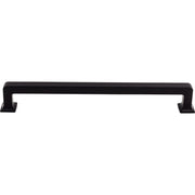 Top Knobs - TK710BLK - Transcend 18 Inch Center to Center Handle Appliance Pull in Flat Black