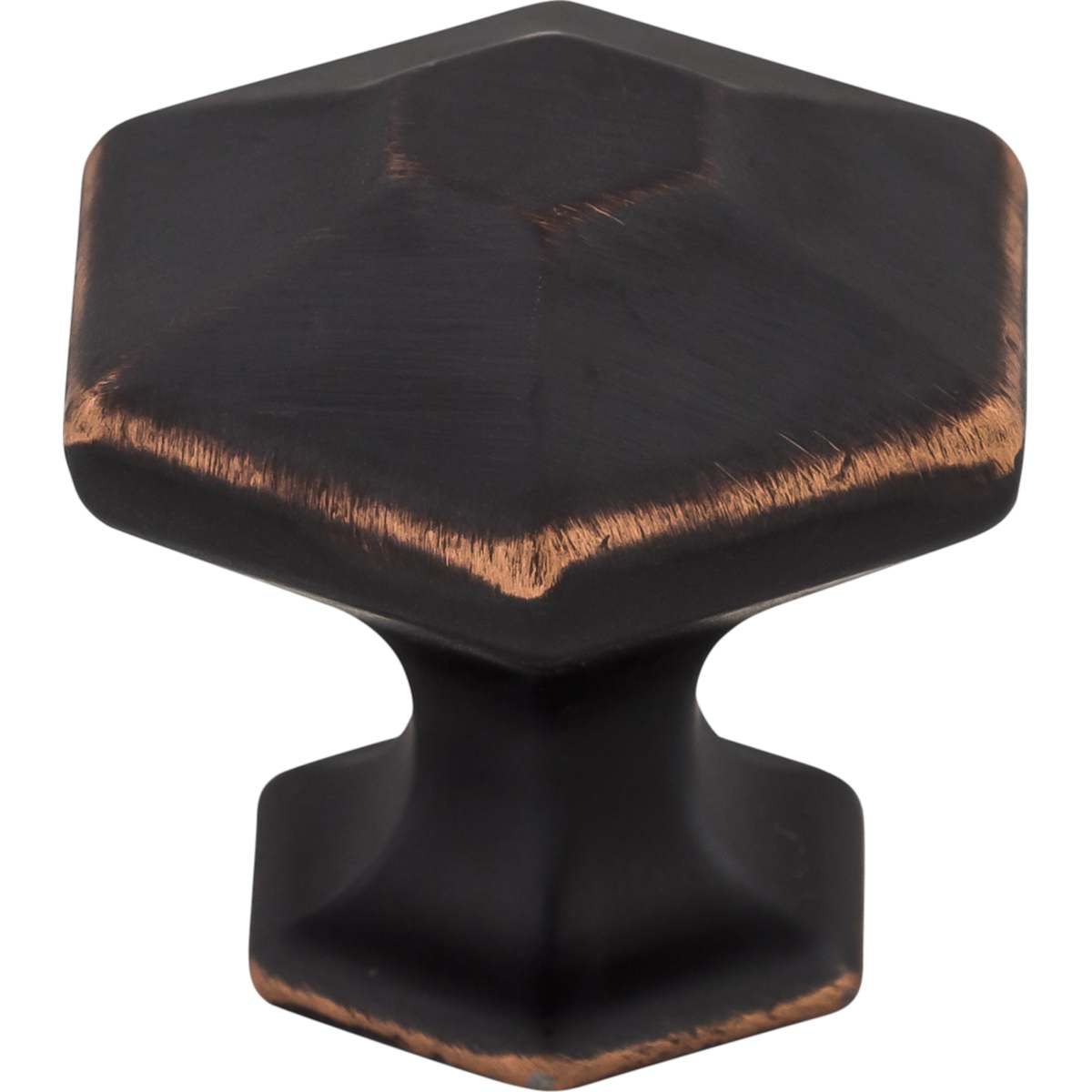 Top Knobs - TK712SAB - Spectrum 1-1/8 Inch Geometric Cabinet Knob from the Transcend Collection in Sable