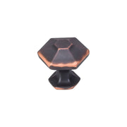 Top Knobs - TK712UM-10PACK - Spectrum 1-1/8 Inch Geometric Cabinet Knob from the Transcend Collection - 10 Pack in Umbrio