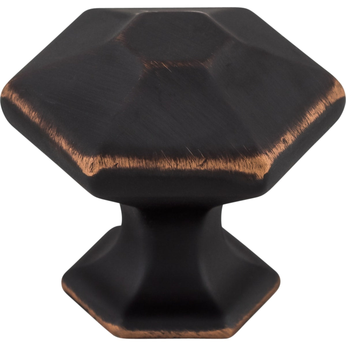 Top Knobs - TK712UM - Spectrum 1-1/8 Inch Geometric Cabinet Knob from the Transcend Collection in Umbrio