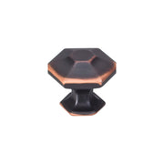 Top Knobs - TK713UM-10PACK - Spectrum 1-1/4 Inch Geometric Cabinet Knob from the Transcend Collection - 10 Pack in Umbrio