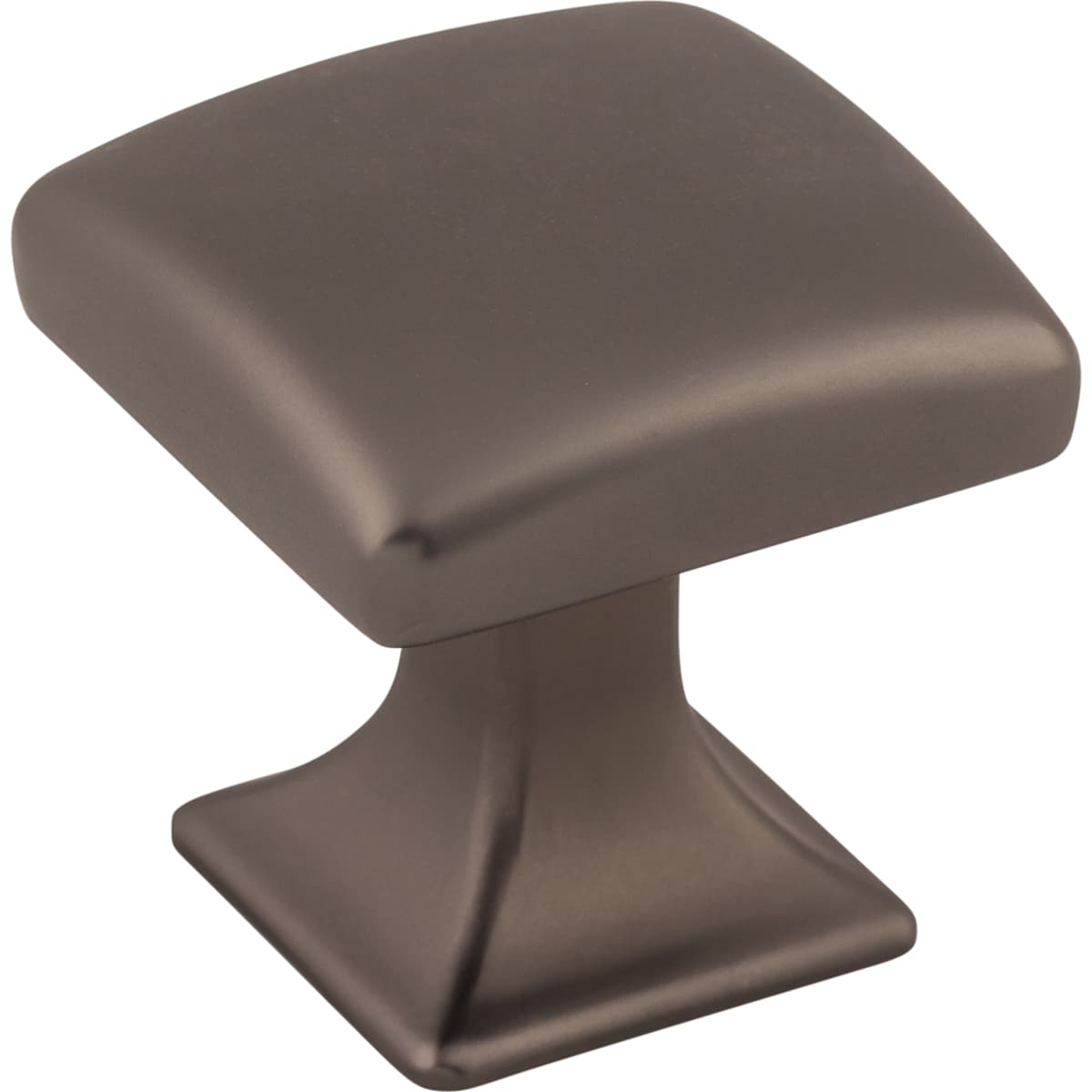 Top Knobs - TK721PN - Contour 1-1/8 Inch Square Cabinet Knob from the Transcend Collection in Polished Nickel