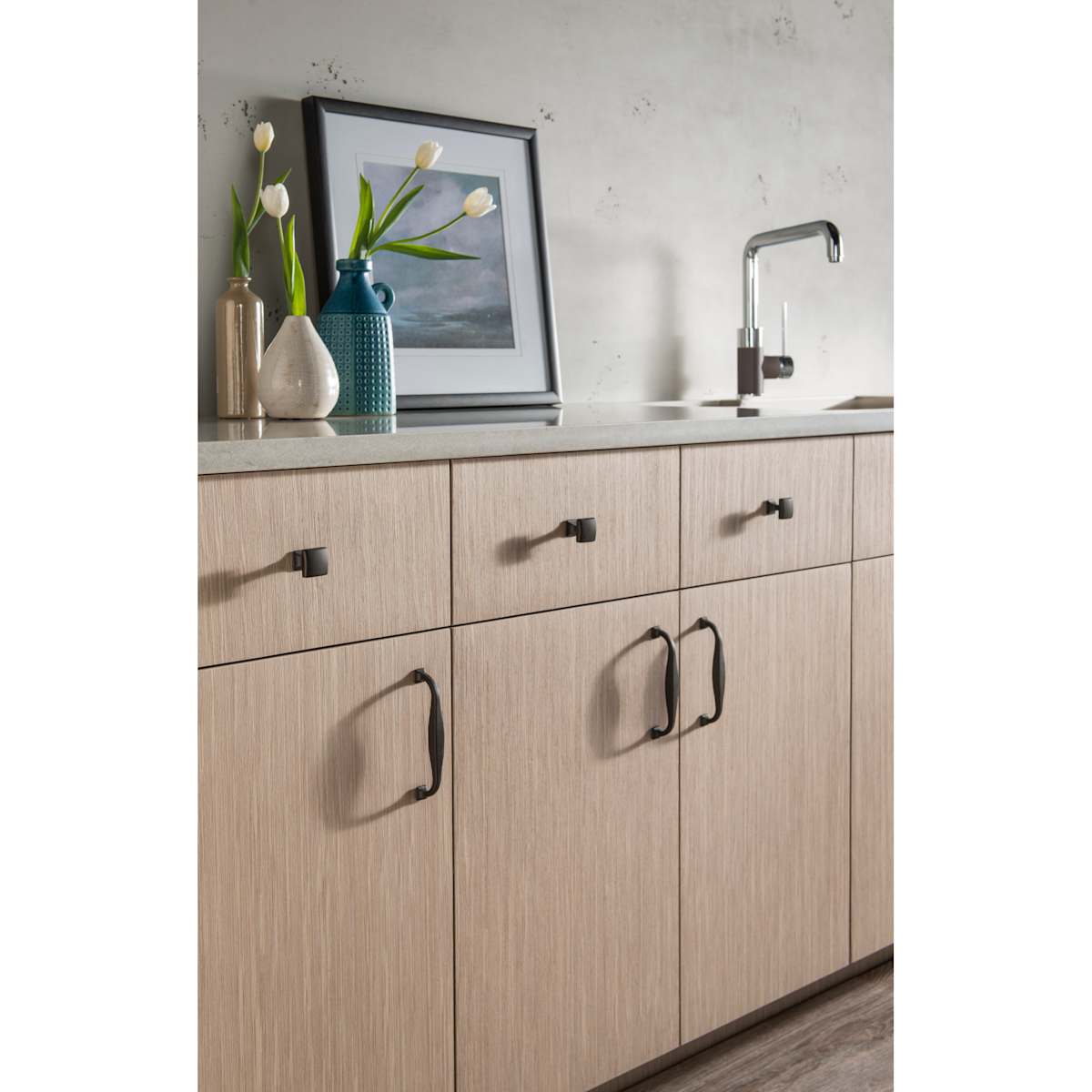 Top Knobs - TK721PN - Contour 1-1/8 Inch Square Cabinet Knob from the Transcend Collection in Polished Nickel