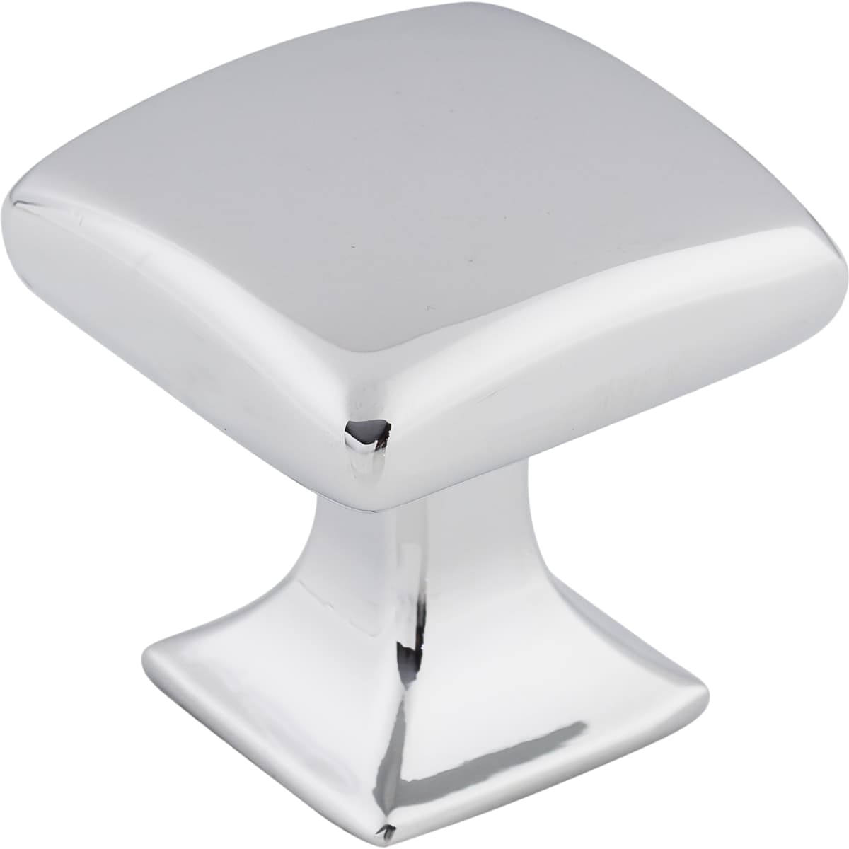 Top Knobs - TK721PN - Contour 1-1/8 Inch Square Cabinet Knob from the Transcend Collection in Polished Nickel