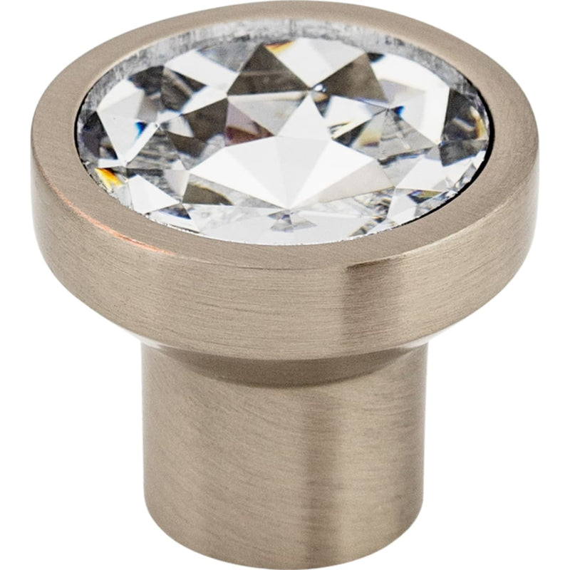 Top Knobs - TK735BSN - Wentworth 13/16 Inch Mushroom Cabinet Knob from the Barrington Collection in Brushed Satin Nickel