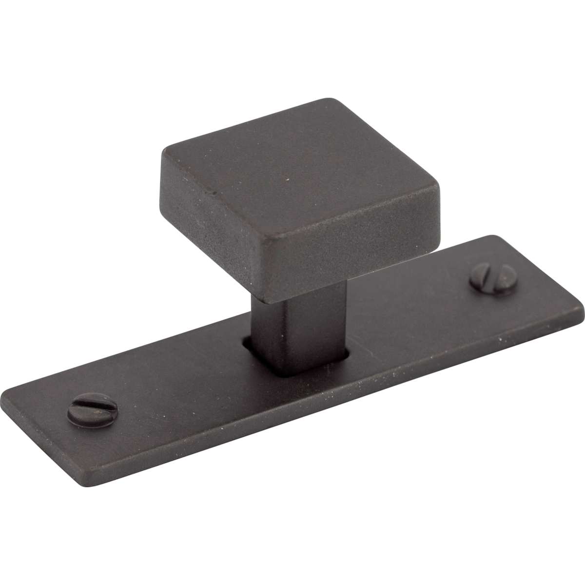 Top Knobs - TK740AG - Channing 1-1/16 Inch Square Cabinet Knob from the Barrington Collection in Ash Gray