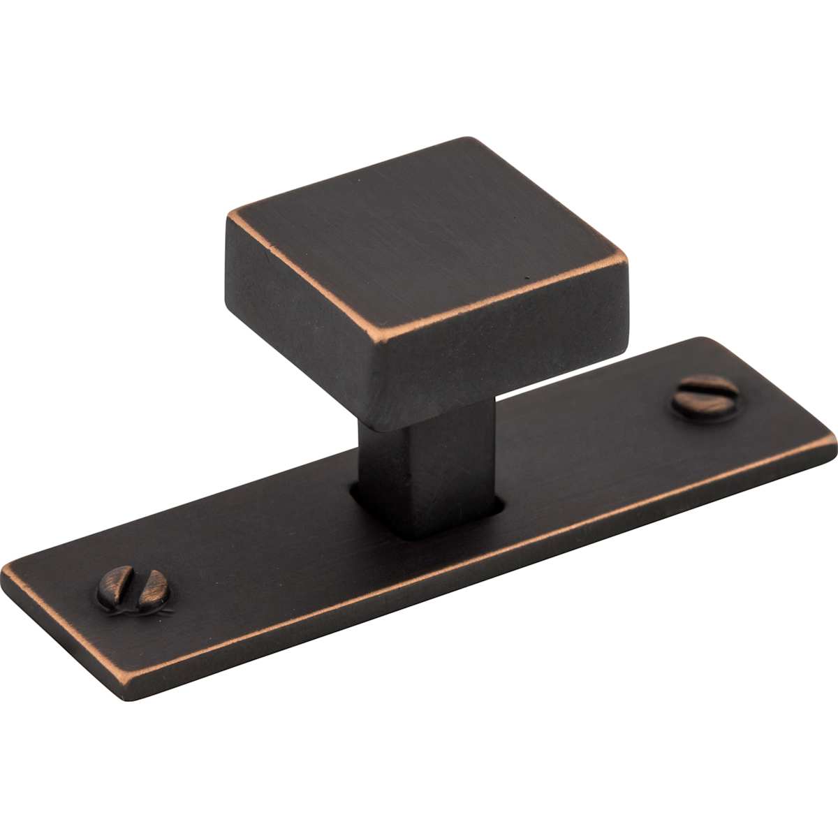 Top Knobs - TK740AG - Channing 1-1/16 Inch Square Cabinet Knob from the Barrington Collection in Ash Gray