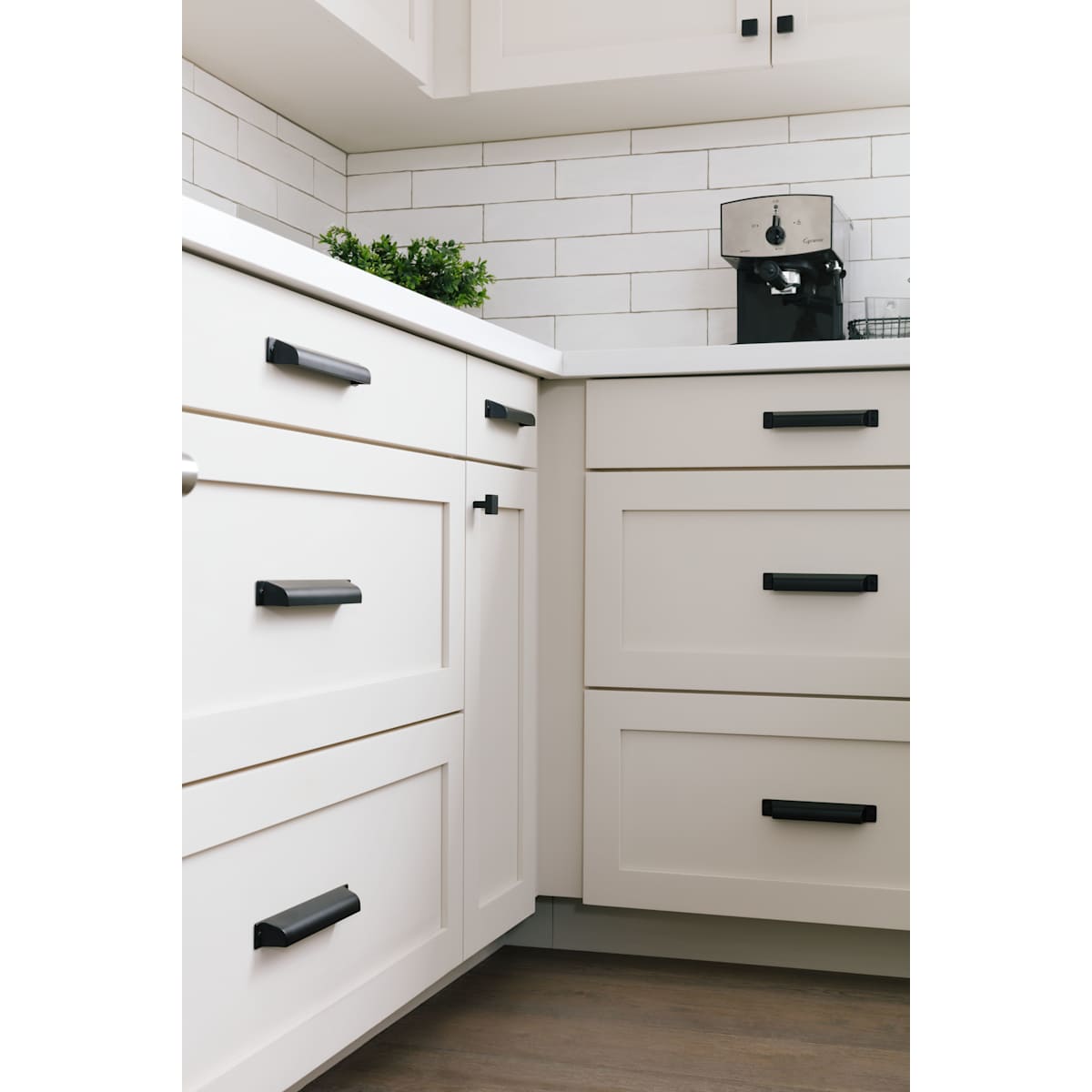 Top Knobs - TK740AG - Channing 1-1/16 Inch Square Cabinet Knob from the Barrington Collection in Ash Gray