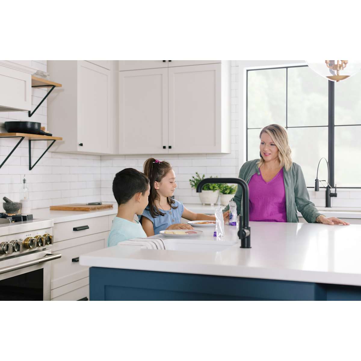 Top Knobs - TK740AG - Channing 1-1/16 Inch Square Cabinet Knob from the Barrington Collection in Ash Gray
