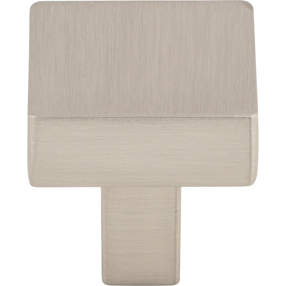 Top Knobs - TK740BSN - Channing 1-1/16 Inch Square Cabinet Knob from the Barrington Collection in Brushed Satin Nickel