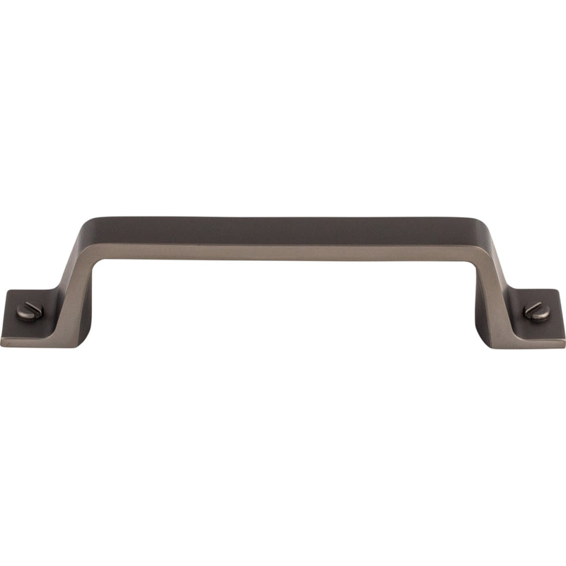 Top Knobs - TK743AG - Channing 3-3/4 Inch Center to Center Handle Cabinet Pull from the Barrington Series in Ash Gray