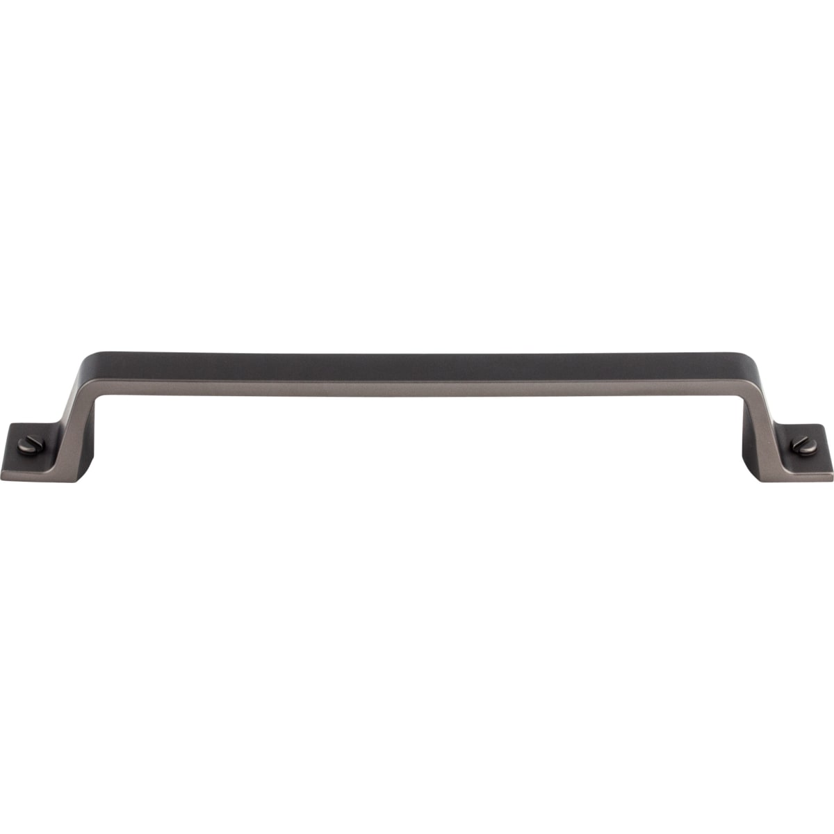 Top Knobs - TK745AG - Channing 6-5/16 Inch Center to Center Handle Cabinet Pull from the Barrington Series in Ash Gray