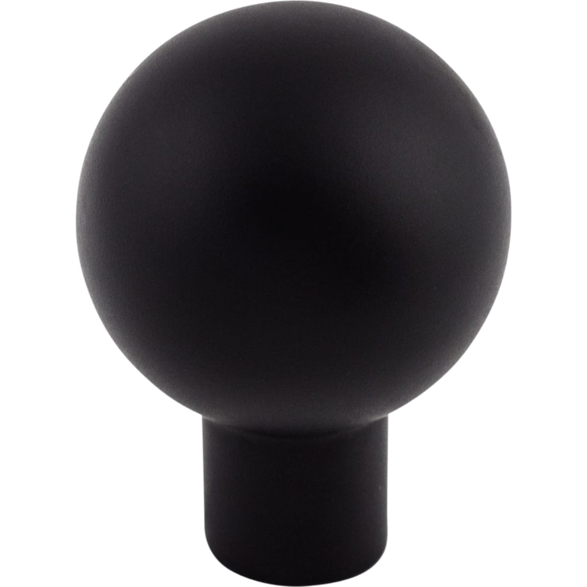 Top Knobs - TK760BLK - Brookline 7/8 Inch Round Cabinet Knob in Flat Black